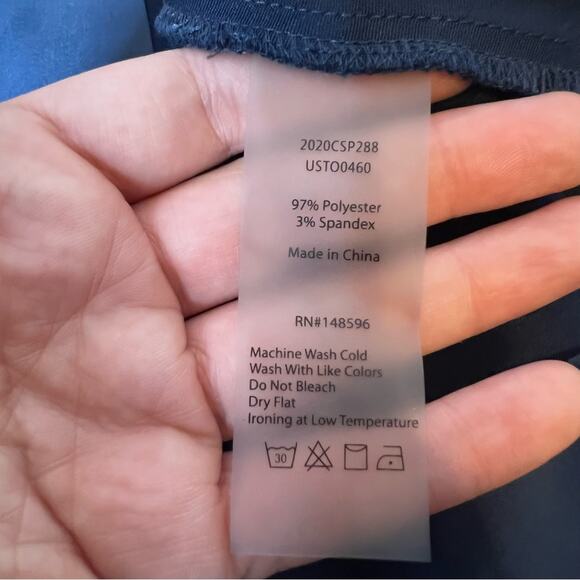 Universal Standard Viva drape neck top blue sz 14 16 - Picture 5 of 8